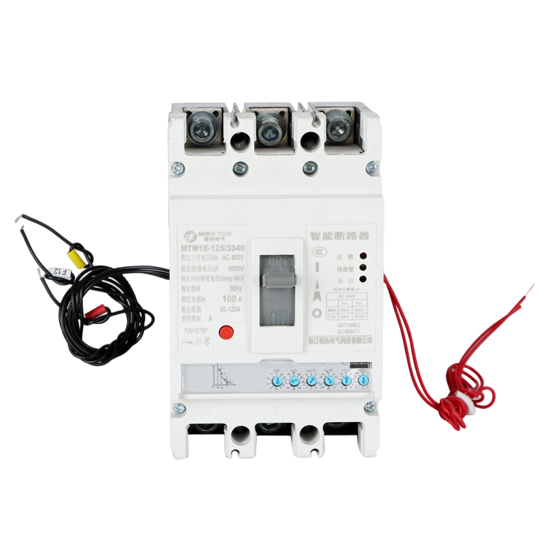MCCB eletrônico digital MT-M1, 100-800A, 3/4P, 50kA, disjuntor controlado por microprocessador